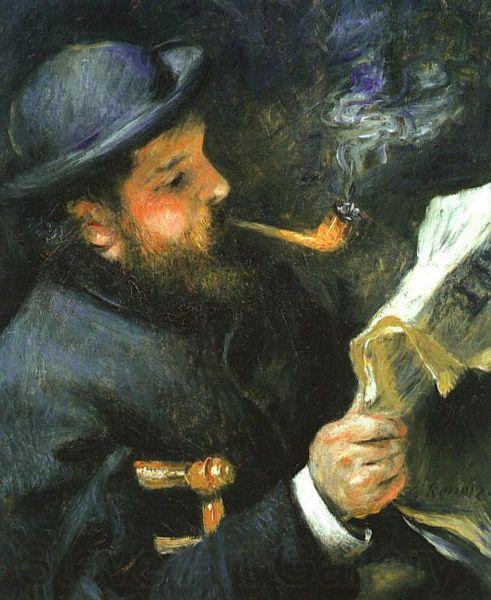 Pierre Auguste Renoir Portrait Claude Monet Spain oil painting art